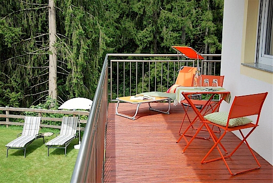 Ferienwohnung Balkon