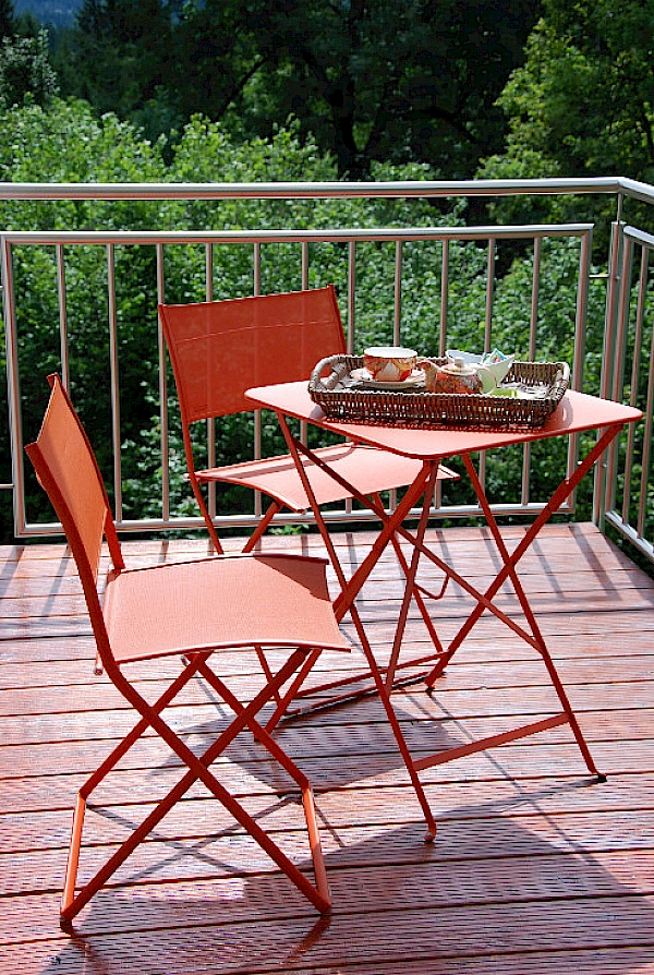 Ferienhaus Pflaum - Sitzbereich Außen